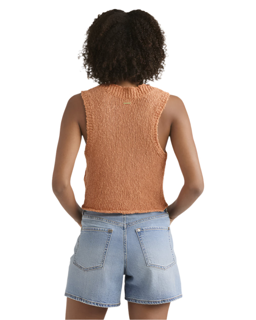 Billabong Women's Gia Sweater Tank Sunset