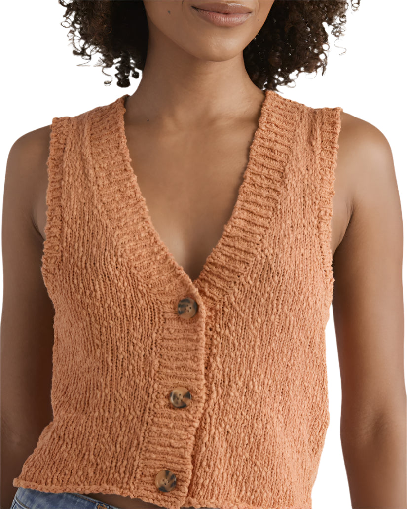 Billabong Women's Gia Sweater Tank Sunset