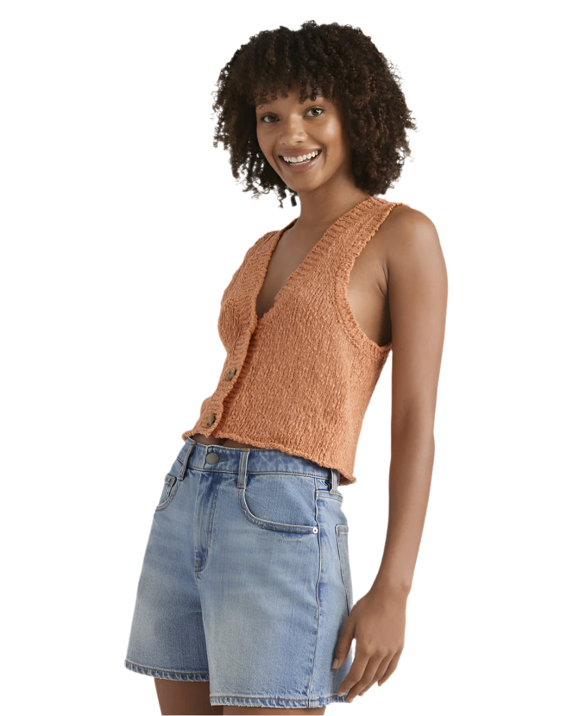 Billabong Women's Gia Sweater Tank Sunset