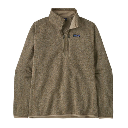 Patagonia Men's Better Sweater 1/4 Zip Seabird Grey w/Seabird Grey