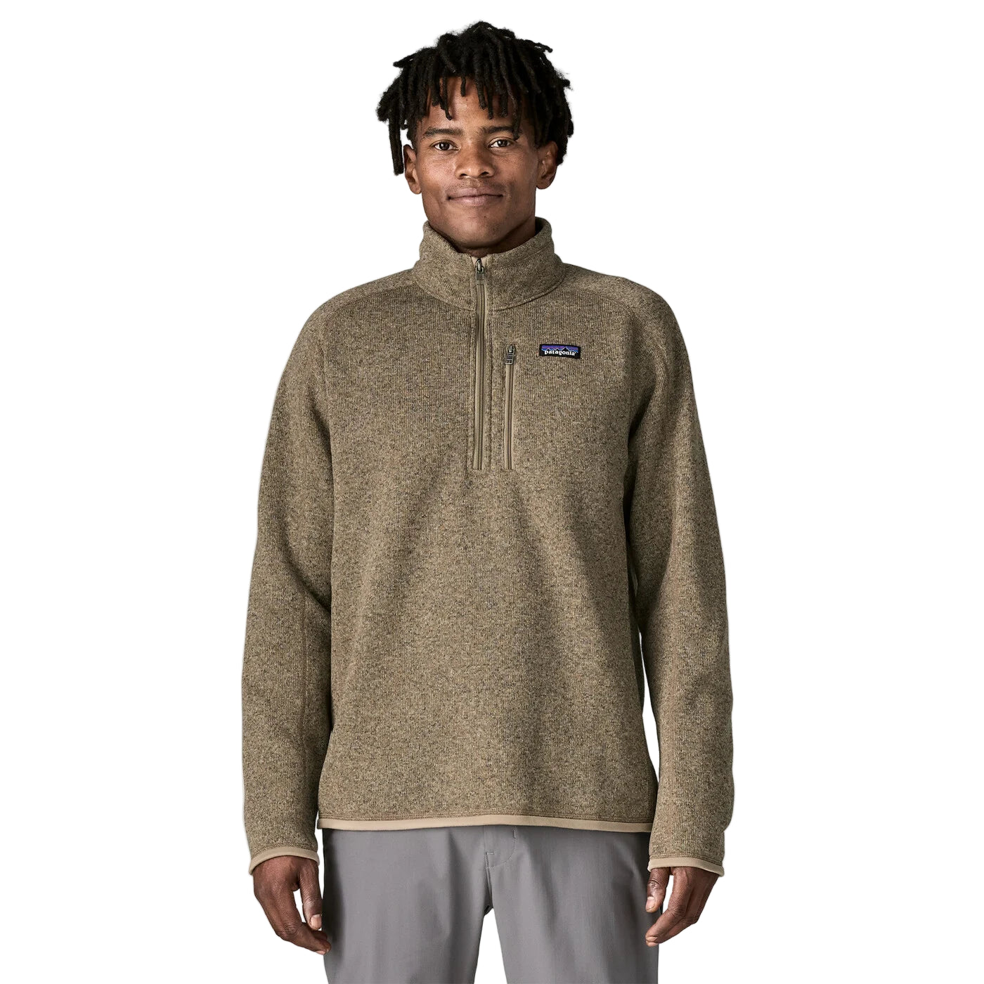 Patagonia Men's Better Sweater 1/4 Zip Seabird Grey w/Seabird Grey