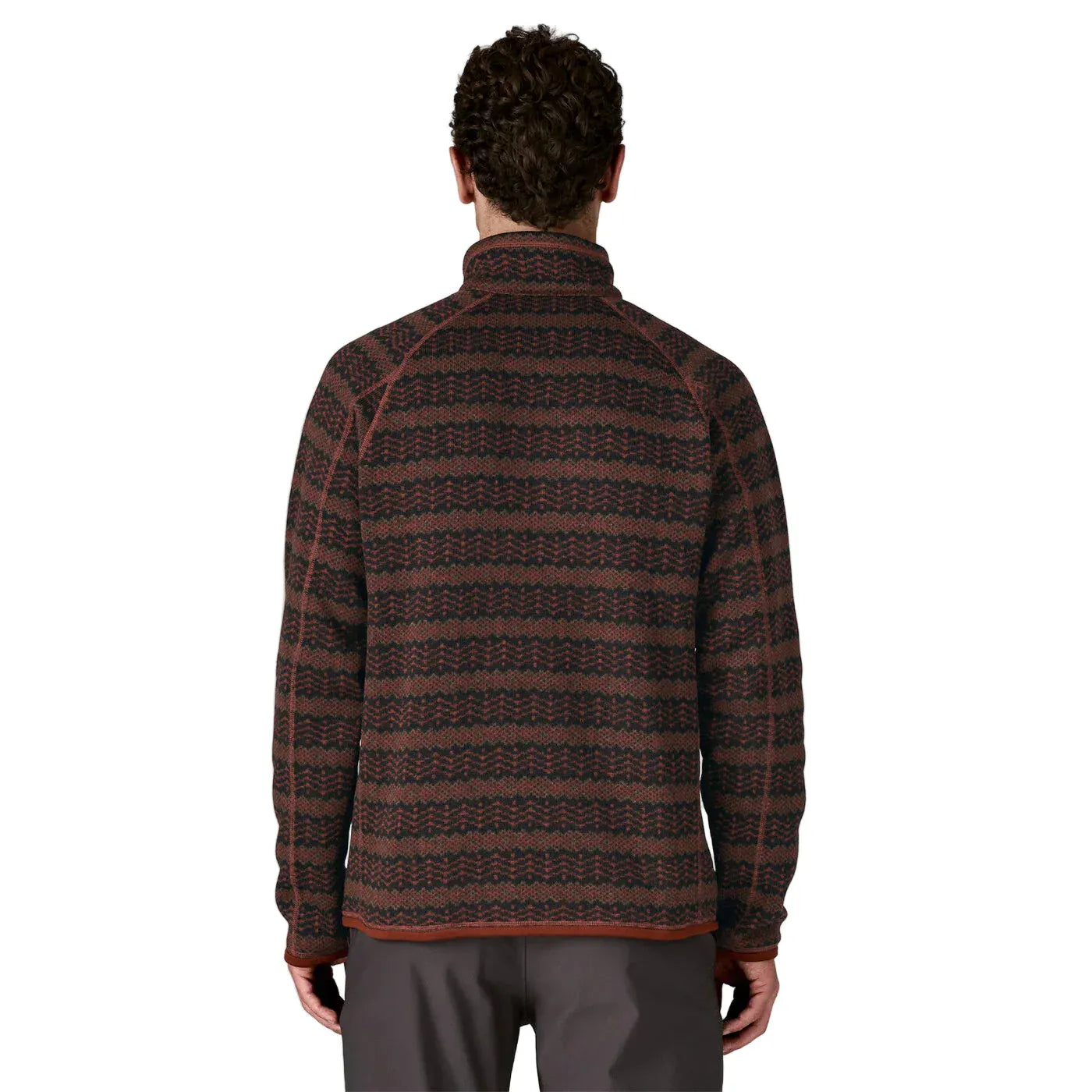 Patagonia Men's Better Sweater 1/4 Zip Woven Together: Dried Vanilla