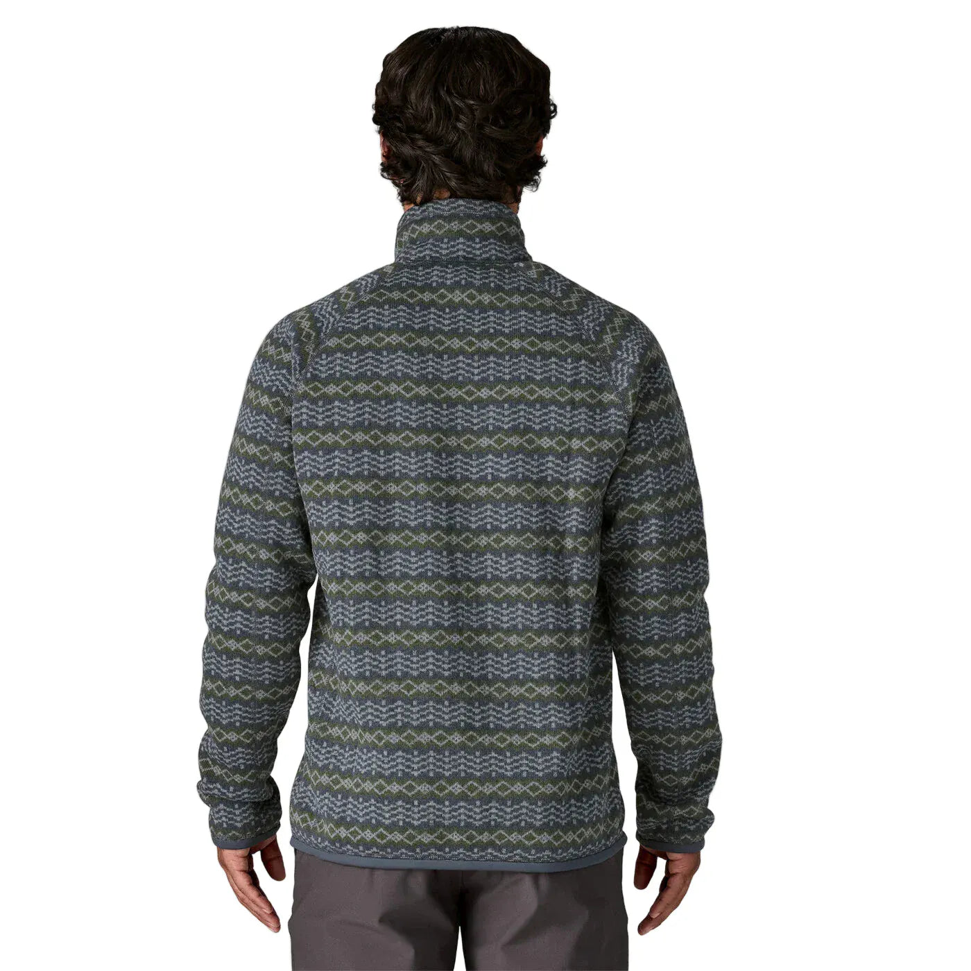Patagonia Men's Better Sweater Jkt Woven Together: Smolder Blue