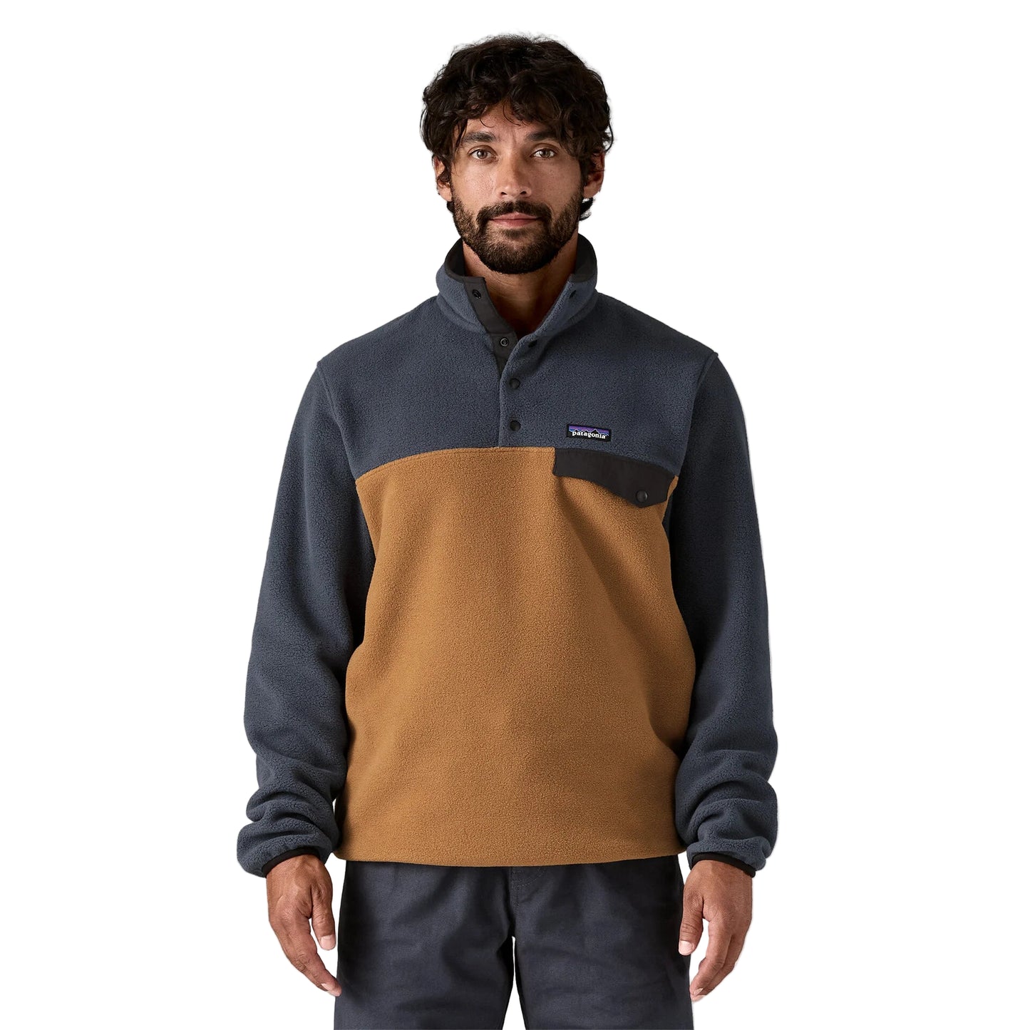Patagonia Men's LW Synch Snap-T P/O Deer Brown