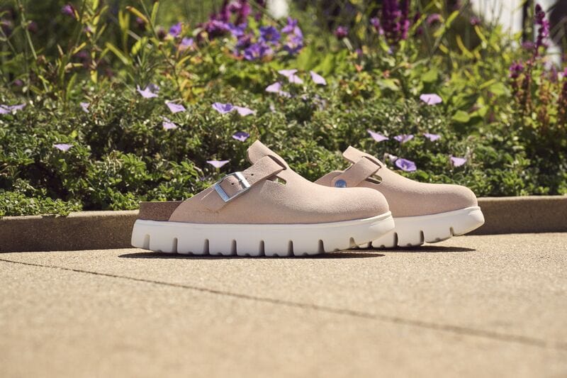 Birkenstock Women's Boston Chunky Suede Light Rose - Brekken's