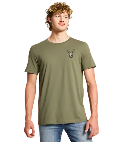 Pendleton Men's Stag Graphic Tee Military Green/Black