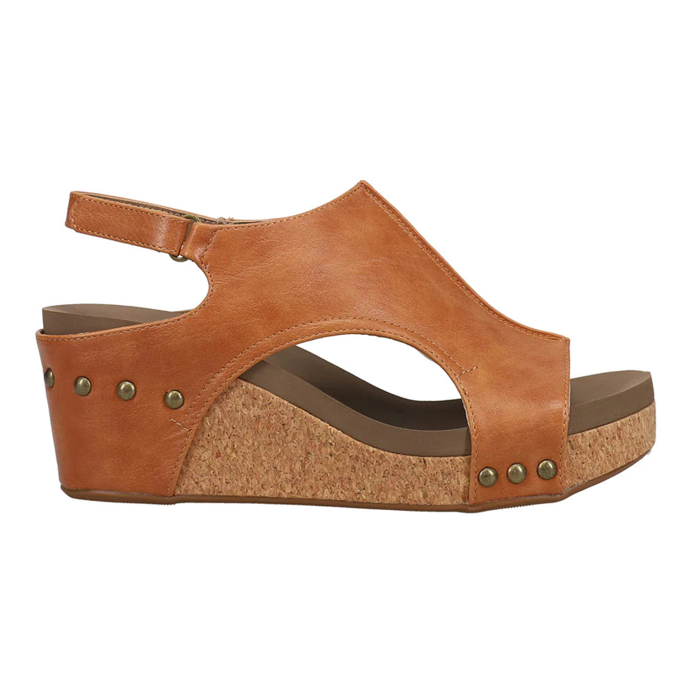 Corky’s Carley Sandal Cognac Smooth