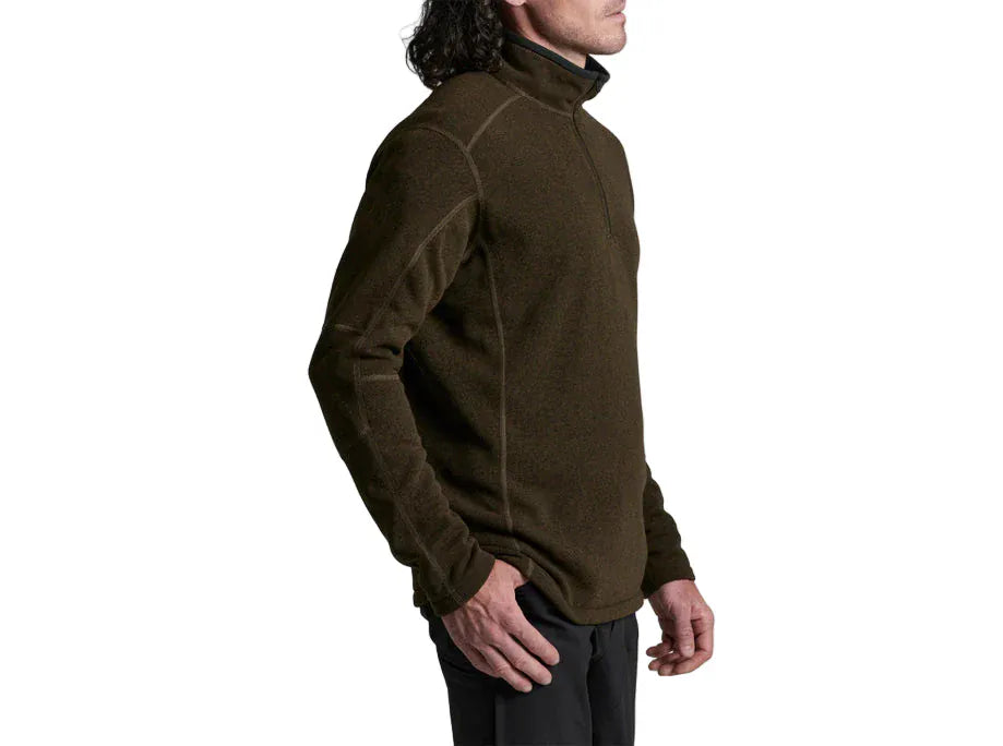 Kuhl Men's Revel 1/4 Zip Dark Roast