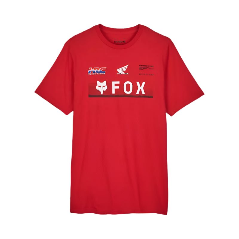 Fox X Honda PREM SS Tee Flame Red - Brekken's