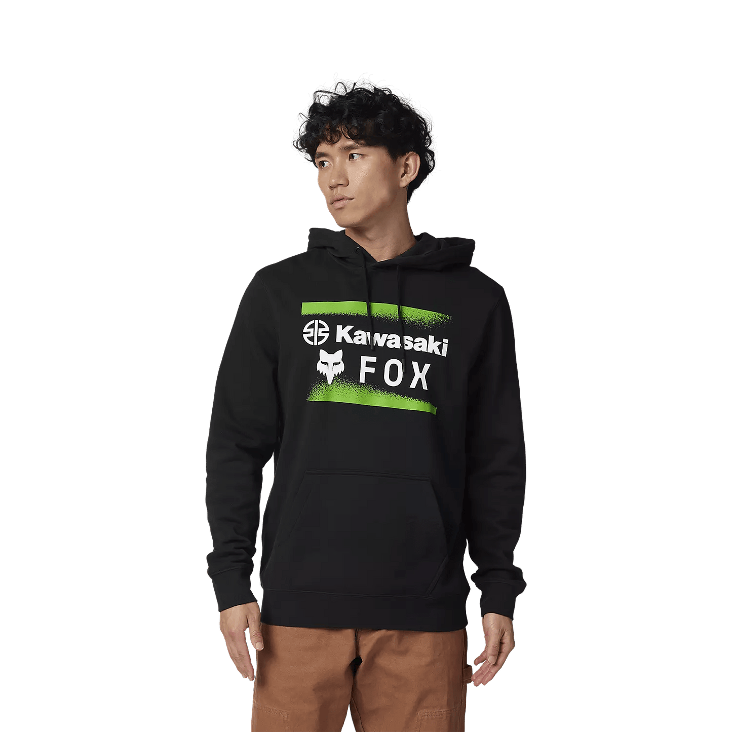 Men's Fox X Kawi Fleece Pullover Black - Brekken's