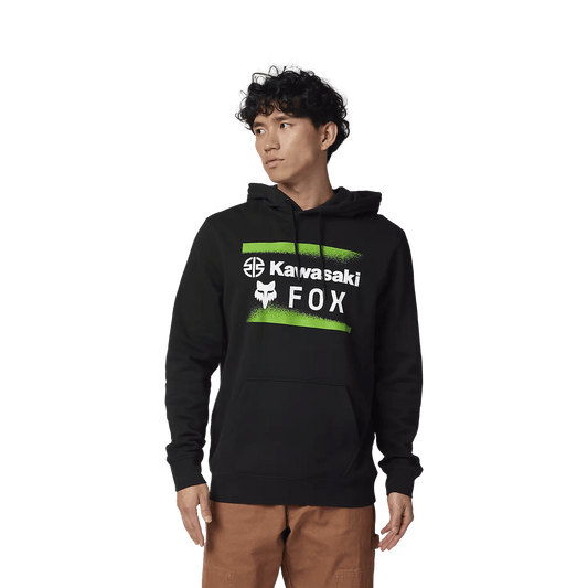 Men's Fox X Kawi Fleece Pullover Black - Brekken's