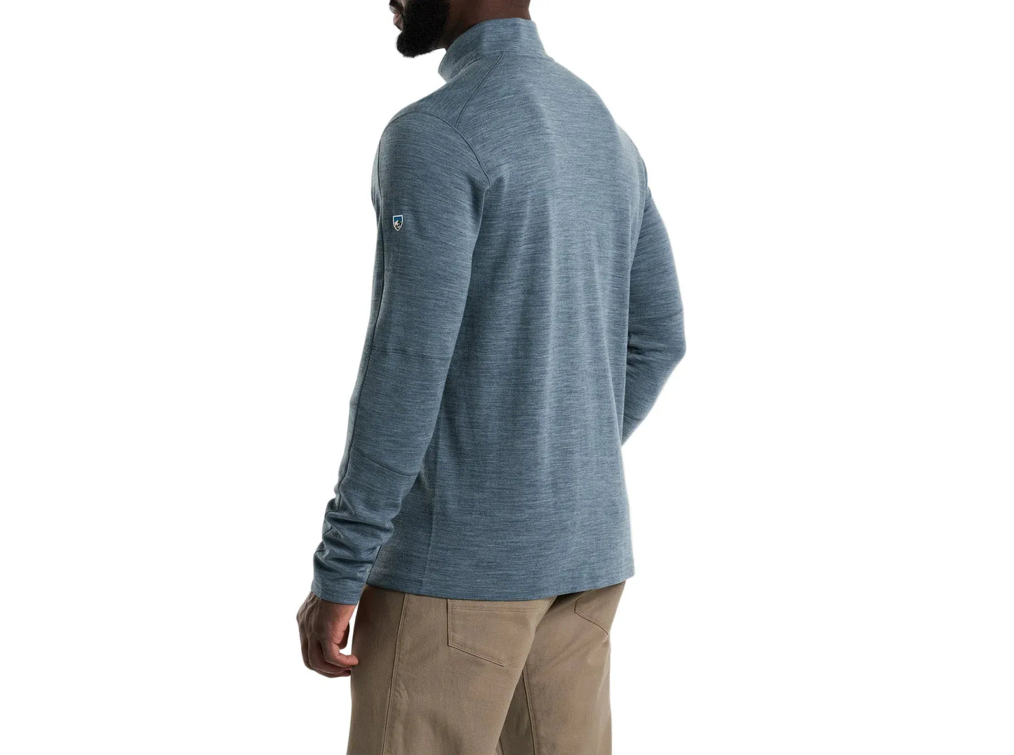 Kuhl Men's Invigoratr Merino 1/4 Zip Slate Blue