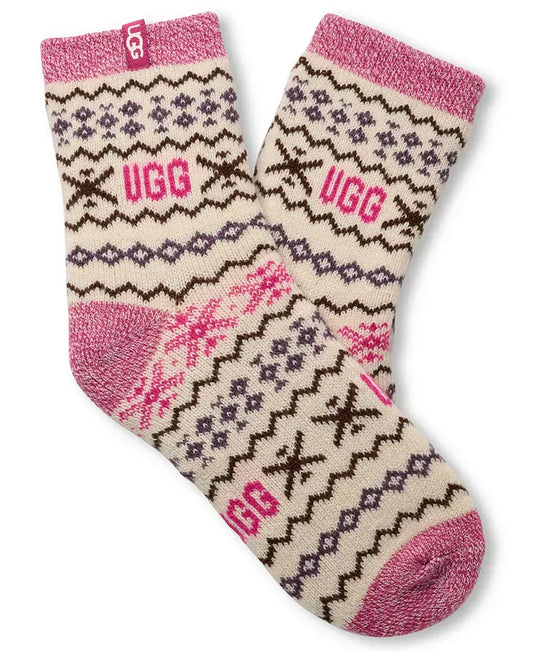 UGG® Women’s Cressida Cozy Quarter Cream Multi UGGisle