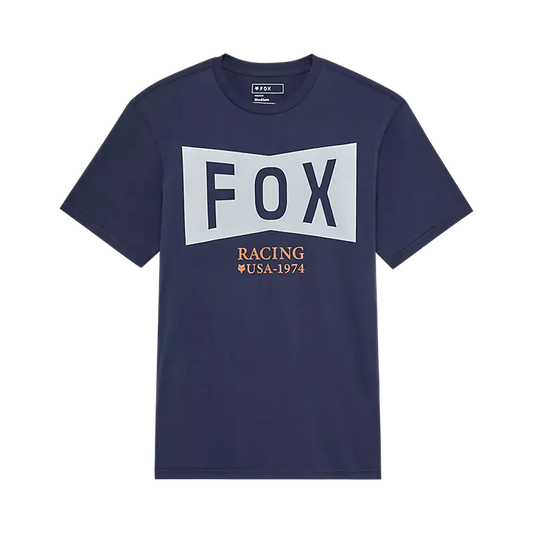 Fox Men's Typeface SS Premium Tee Midnight - Brekken's