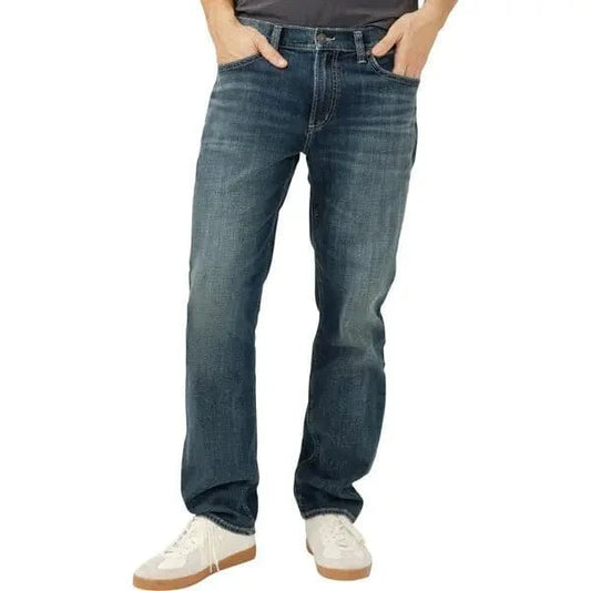 Silver Men's Eddie Athletic Fit Tapered Leg Jean Sierra - Brekken's