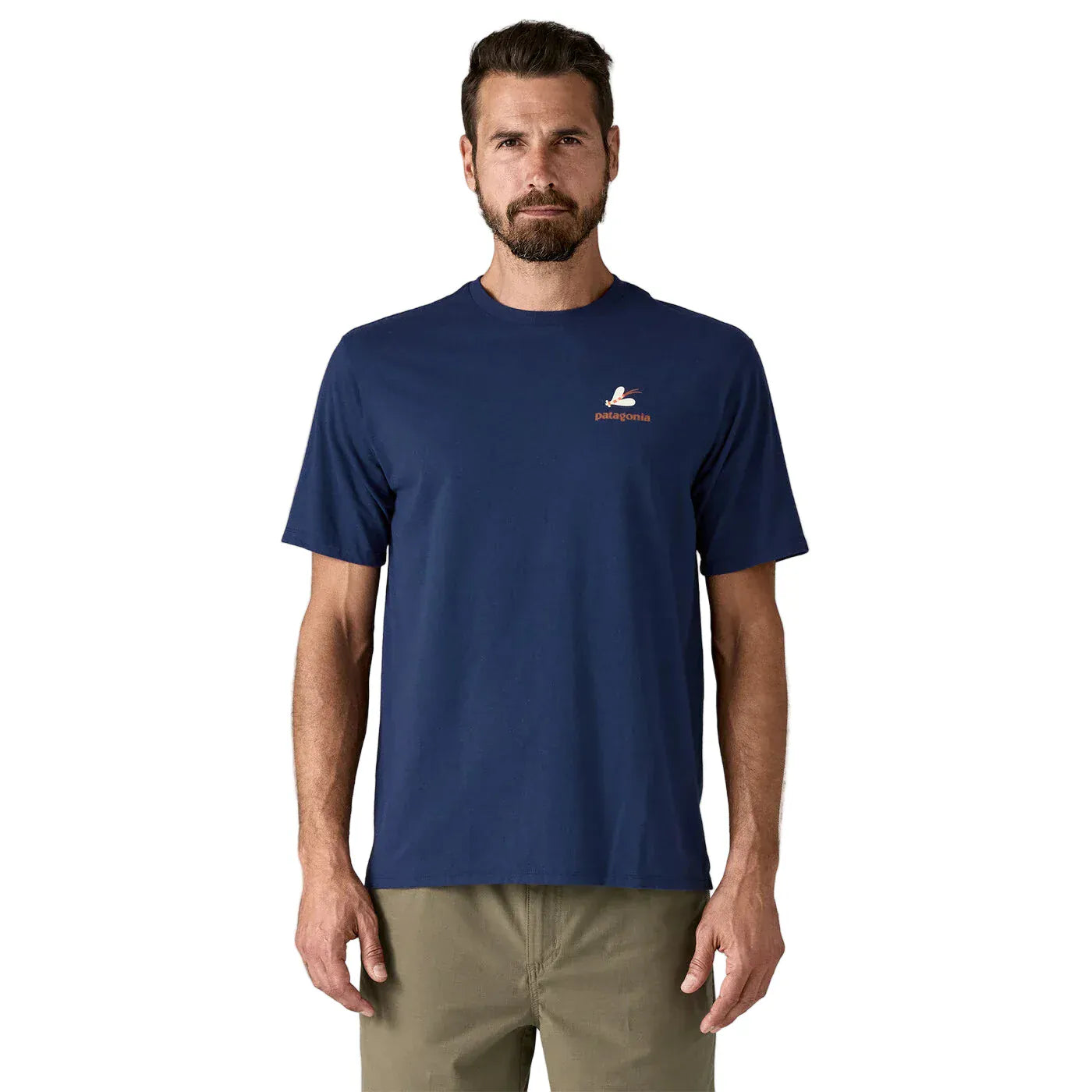 Patagonia Men's Take a Stand Responsibili-Tee Pine Stream: Clement Blue