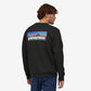 Patagonia Men's P-6 Logo Uprisal Crew Sweatshirt Black