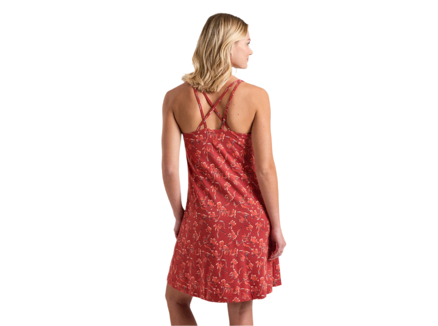 Kuhl Women's Lyra Krossbak Dress Scarlet Print