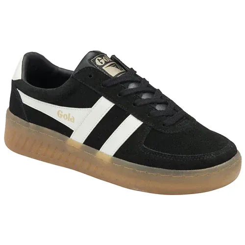Gola Women's Grandslam Suede Sneakers Black/Off White/Gum