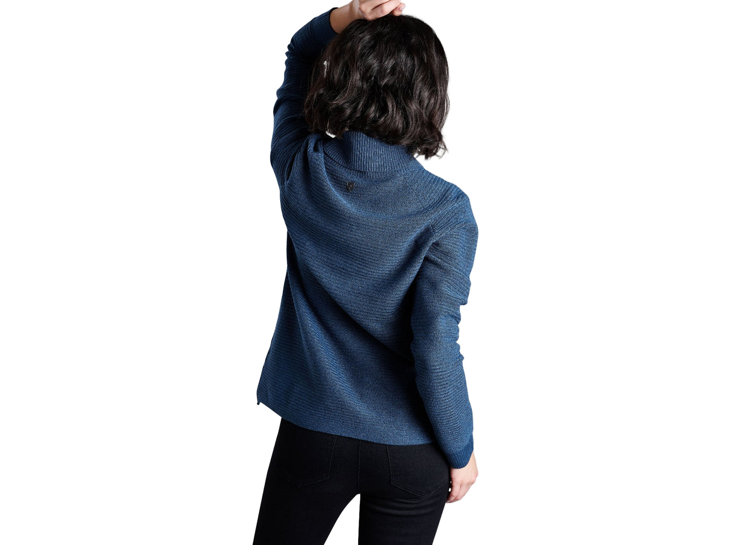 Kuhl Women's Solace Sweater Metal Blue