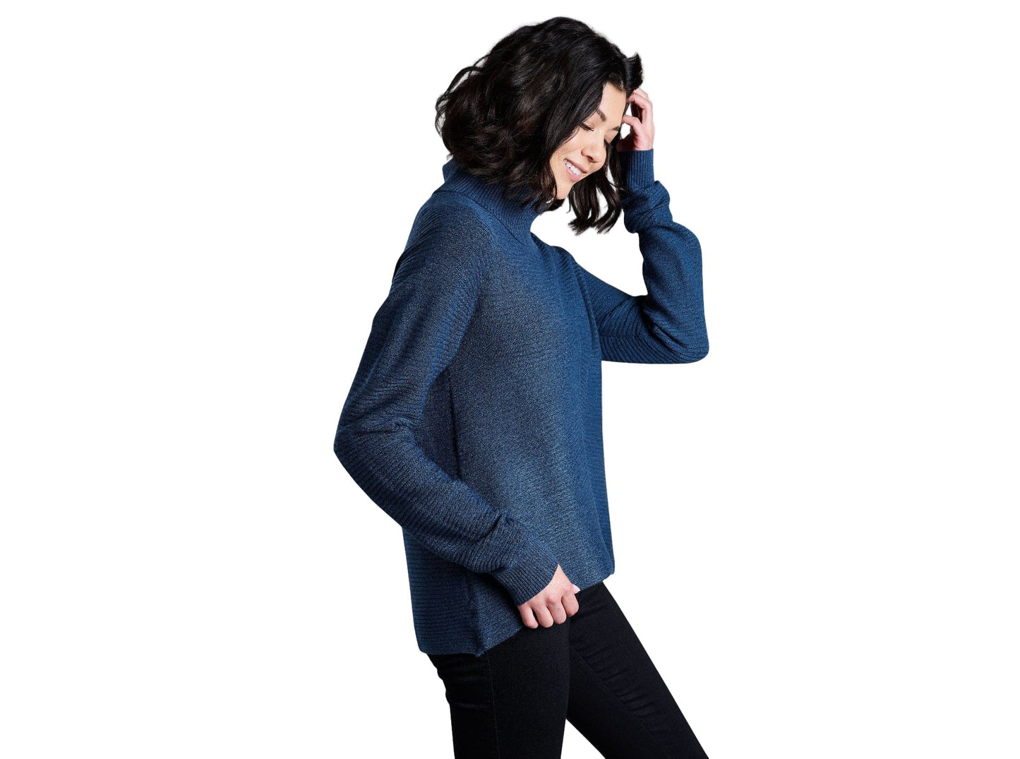 Kuhl Women's Solace Sweater Metal Blue