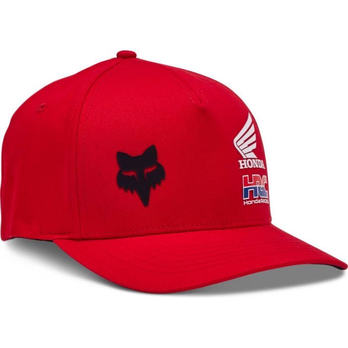 Fox X Honda Flexfit Hat Flame Red - Brekken's