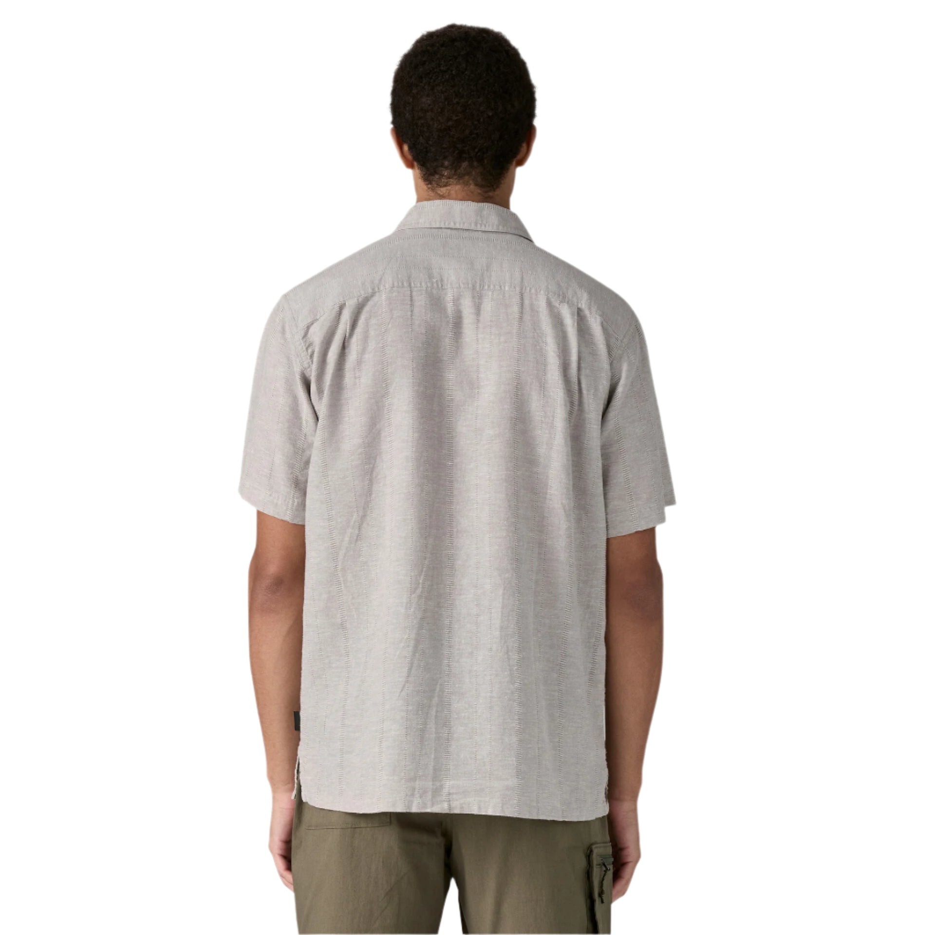 Patagonia Men's Back Step Shirt Swell Dobby: Salt Grey - Brekken's