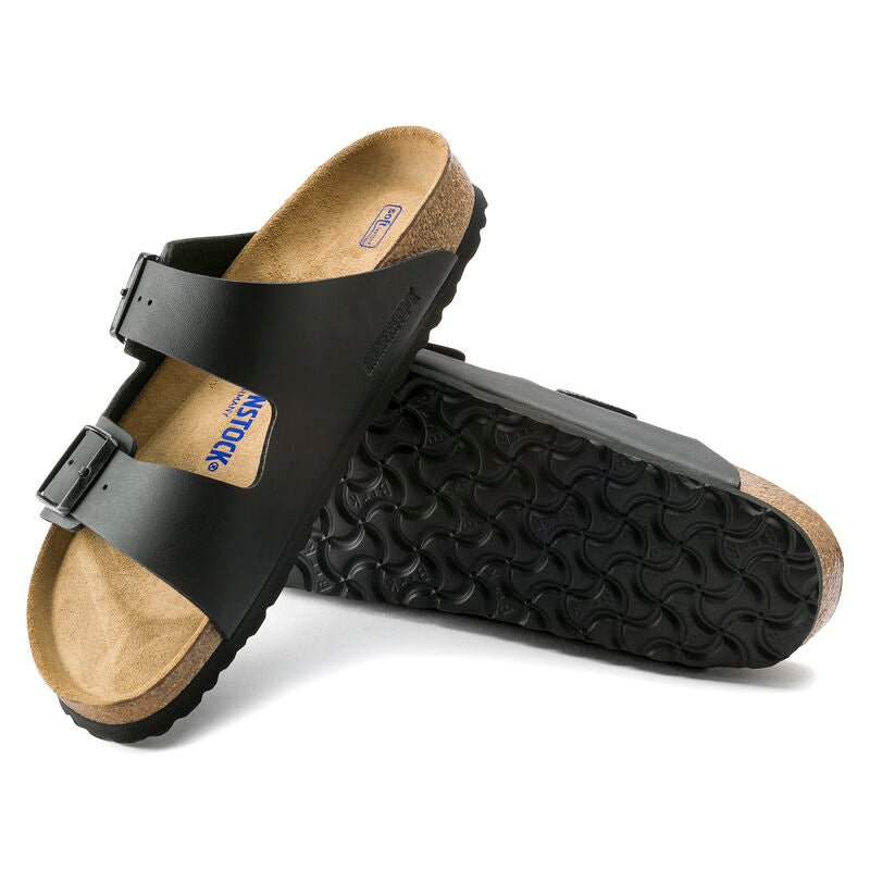 Birkenstock Men's Arizona Sandal SFB Black - Brekken's