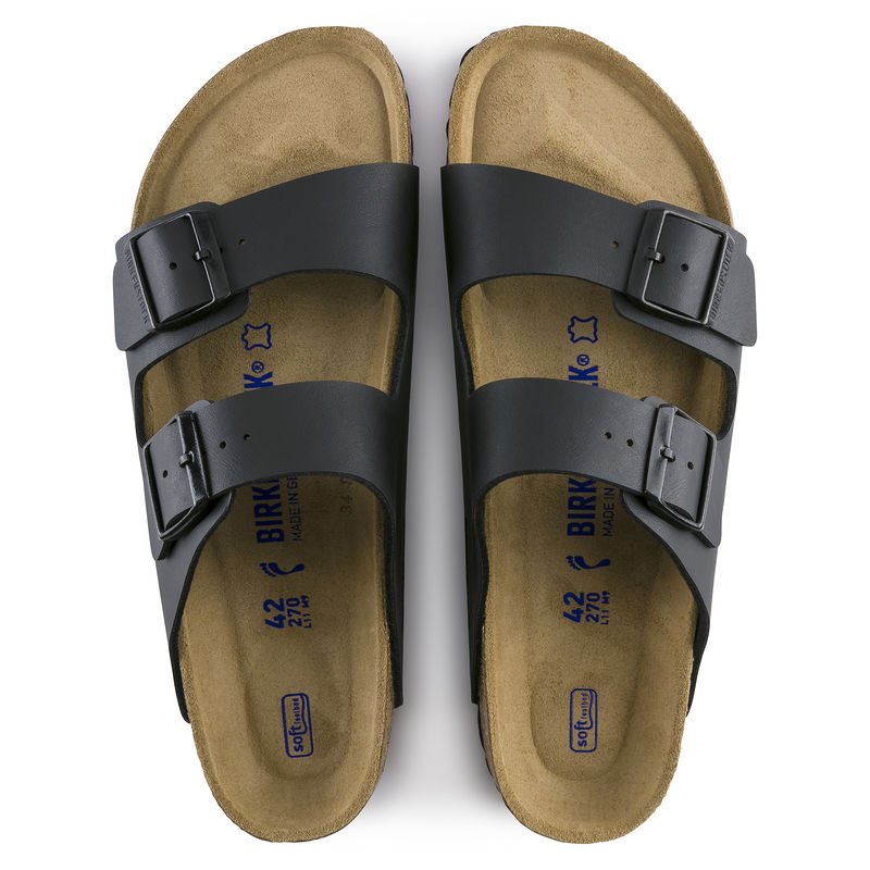 Birkenstock Men's Arizona Sandal SFB Black - Brekken's