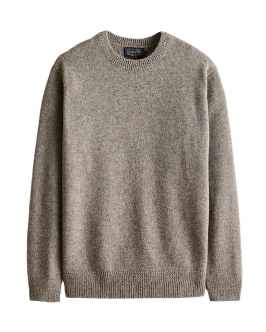 Pendleton Men's Wool Crew Stone Heather - Brekken's