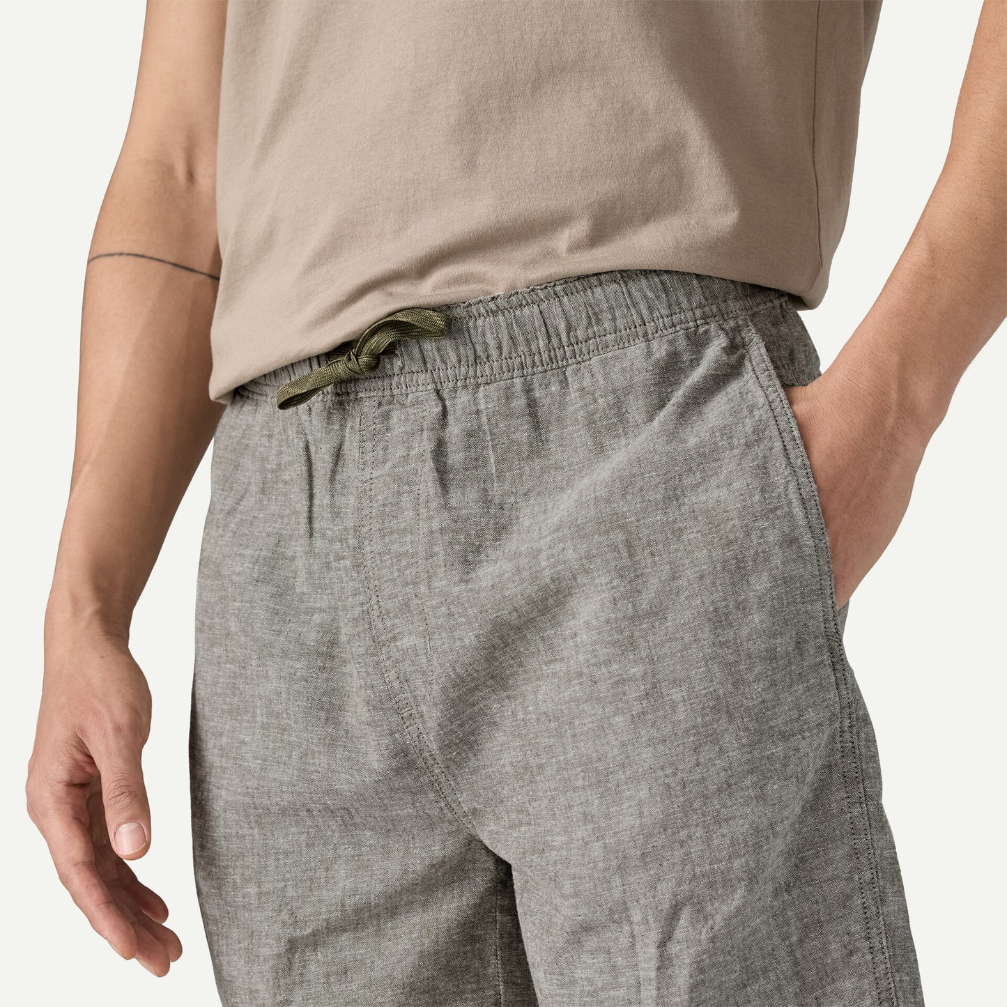 Patagonia Men's Baggies Naturals Chambray: Basin Green
