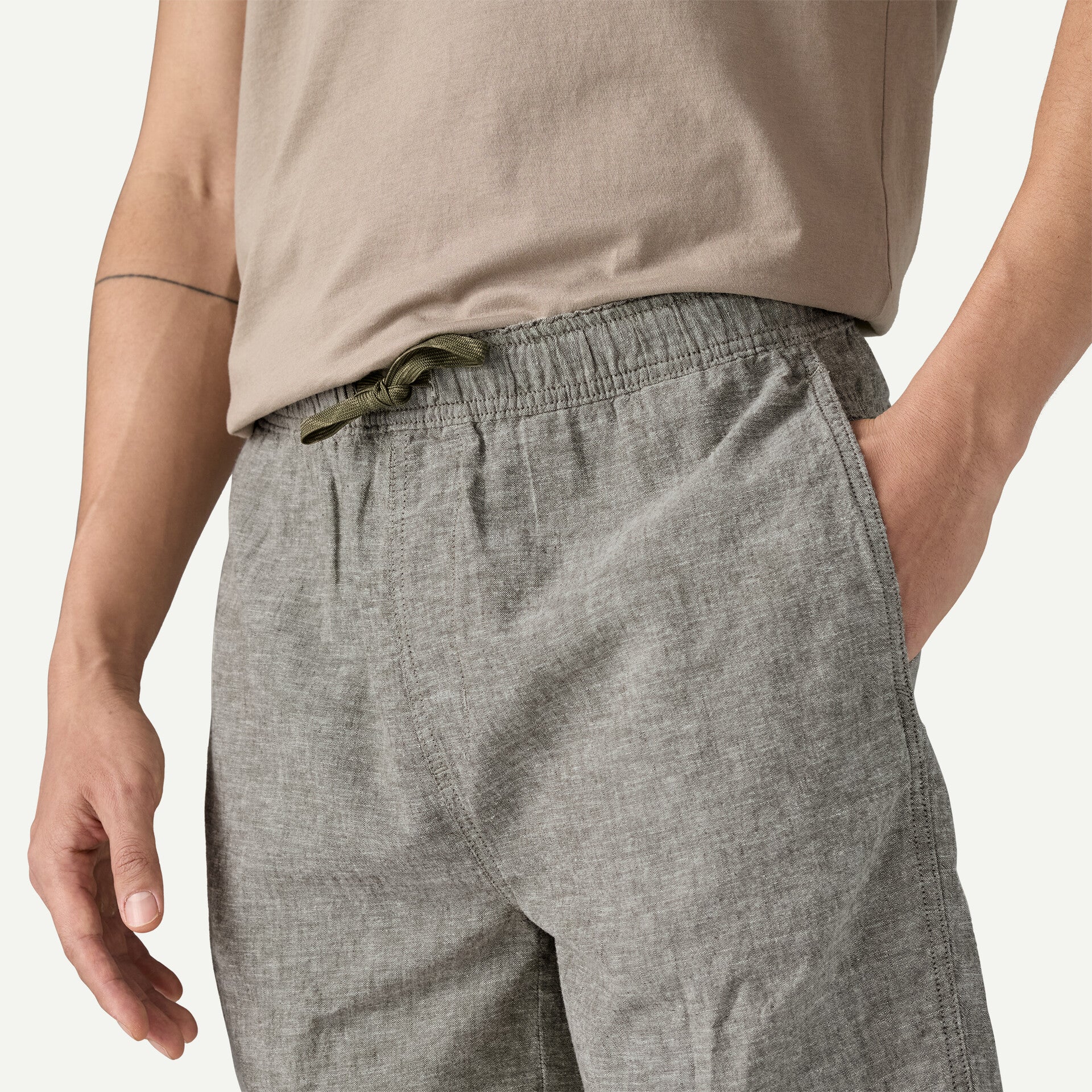 Patagonia Men's Baggies Naturals Chambray: Basin Green - Brekken's