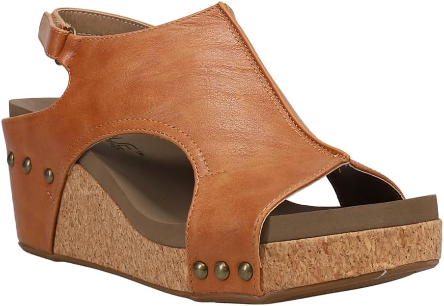 Corky’s Carley Sandal Cognac Smooth