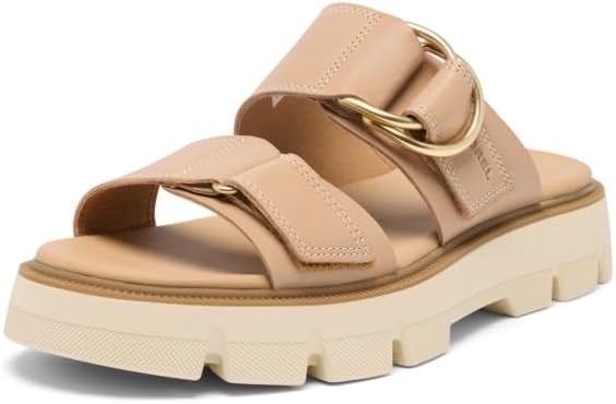 Sorel Women's Rein CB™ Slide Sandal Honest Beige, Bleached Ceramic