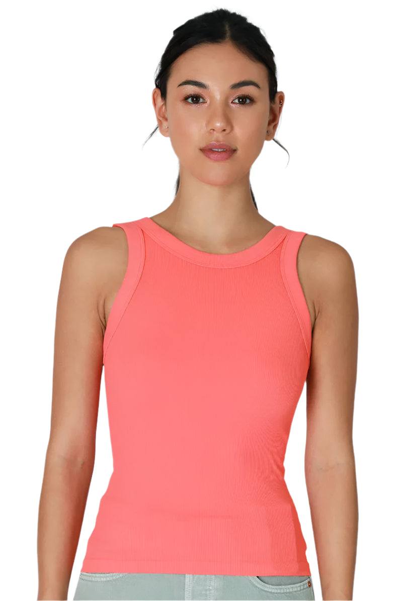 Nikibiki Women's Reversible Ribbed Tank Top