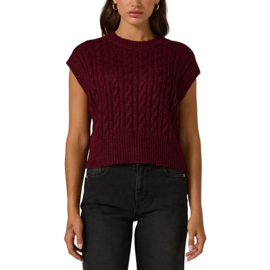 7 Diamonds Women’s Lucy Knit Vest Burgundy