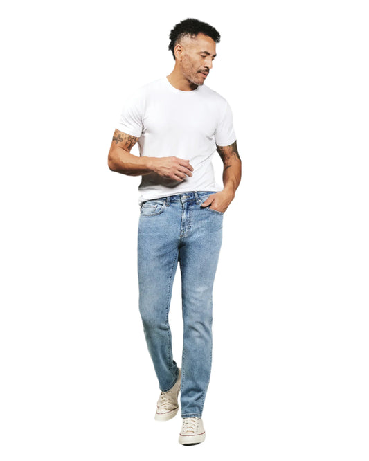 7 Diamonds 404 7 Diamonds Men's Axel Athletic Fit Denim Breakwater