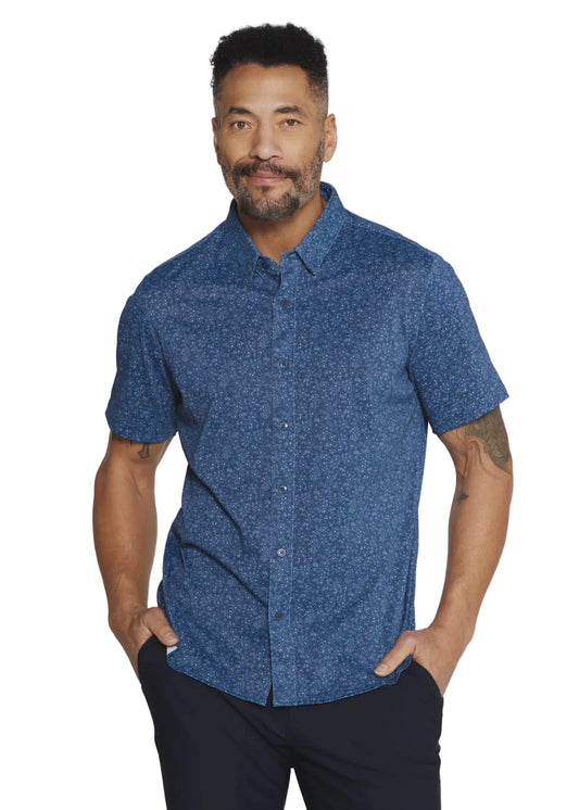 7 Diamonds Men's Apparel > Tops 7 Diamonds Men's Velora Short Sleeve Shirt Midnight