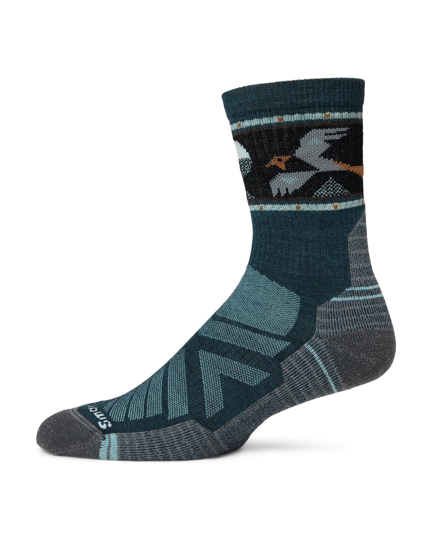 Smartwool Men's Hike Light Cushion Soaring Mid Crew Socks Twilight Blue