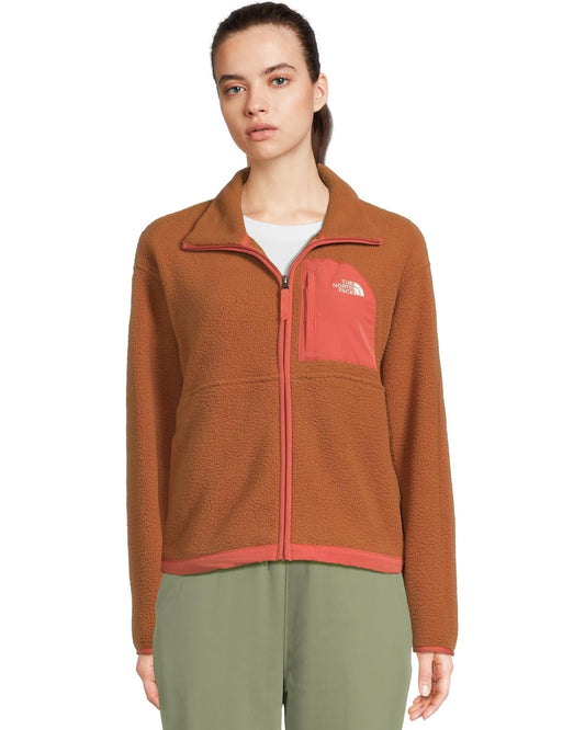 The North Face Women's Yumiori Off Peak Full Zip Jacket Burnt Umber/Mars Dust