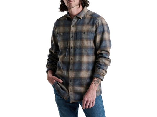 Kuhl Men's Law Flannel LS Midnight Timber