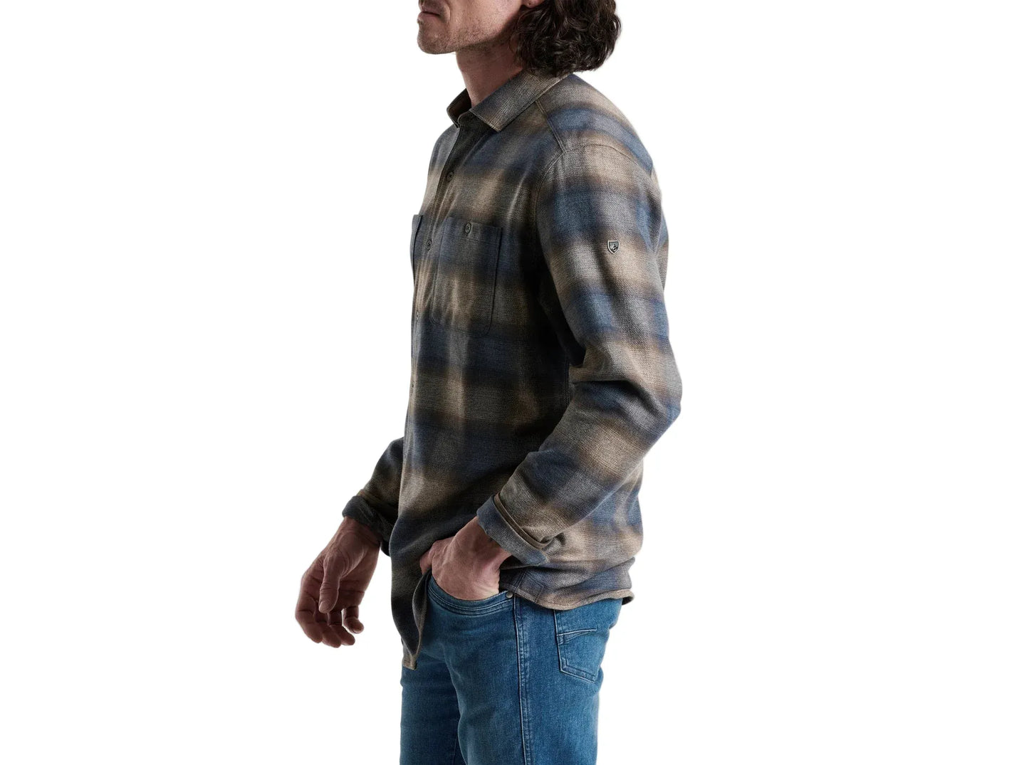 Kuhl Men's Law Flannel LS Midnight Timber