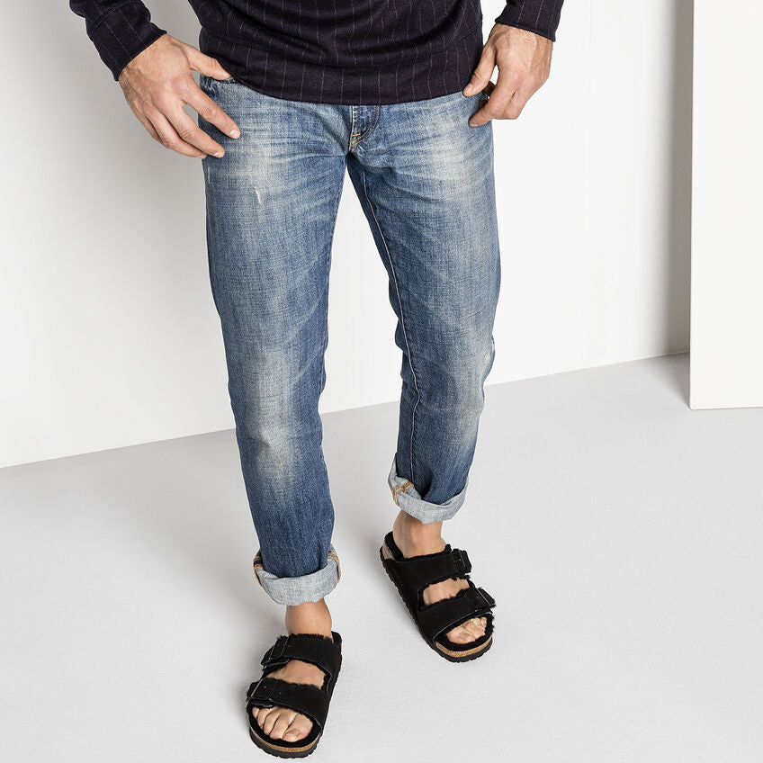 Birkenstock Arizona Shearling Suede Black