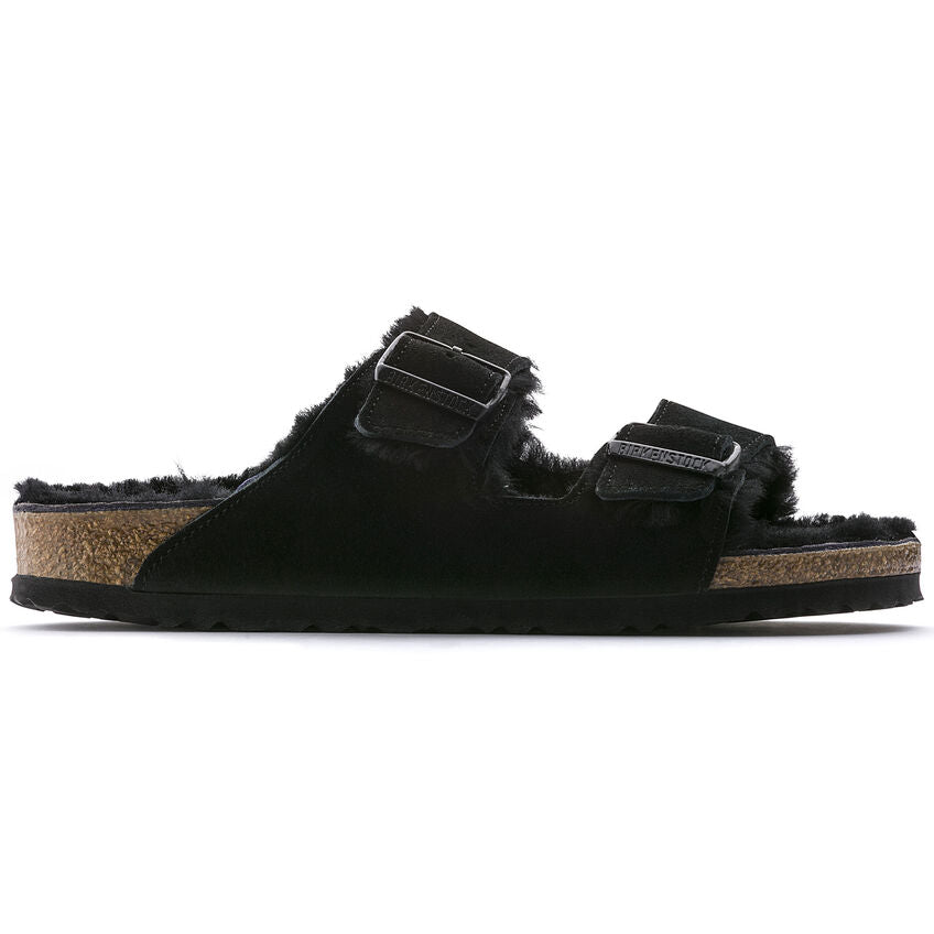 Birkenstock Arizona Shearling Suede Black