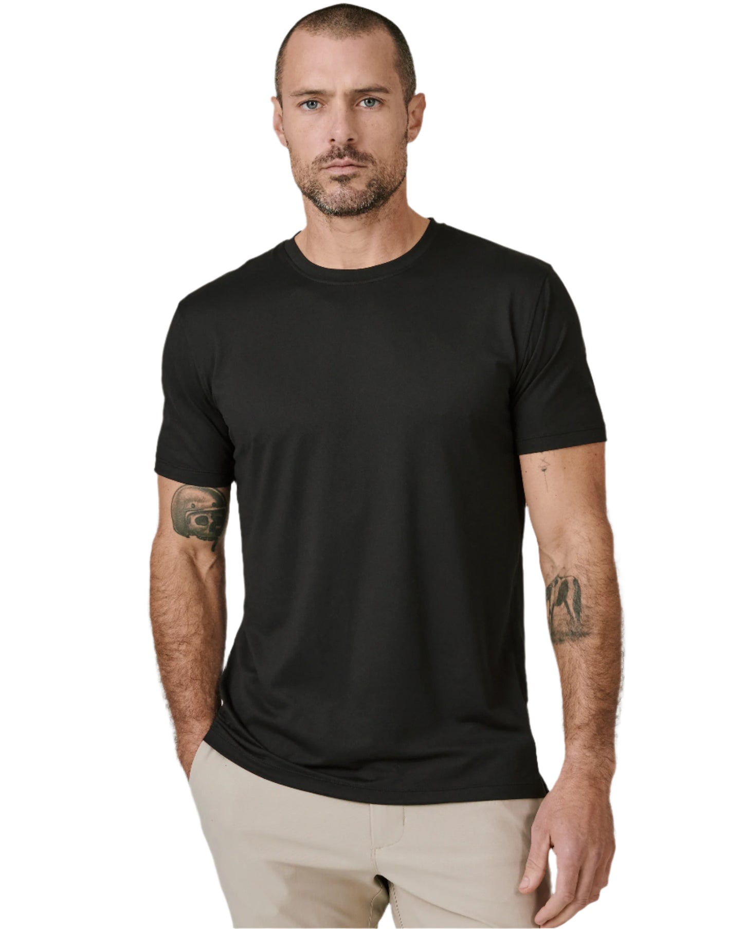 7 Diamonds Men's Core Crew Neck Tee Black - Brekken's