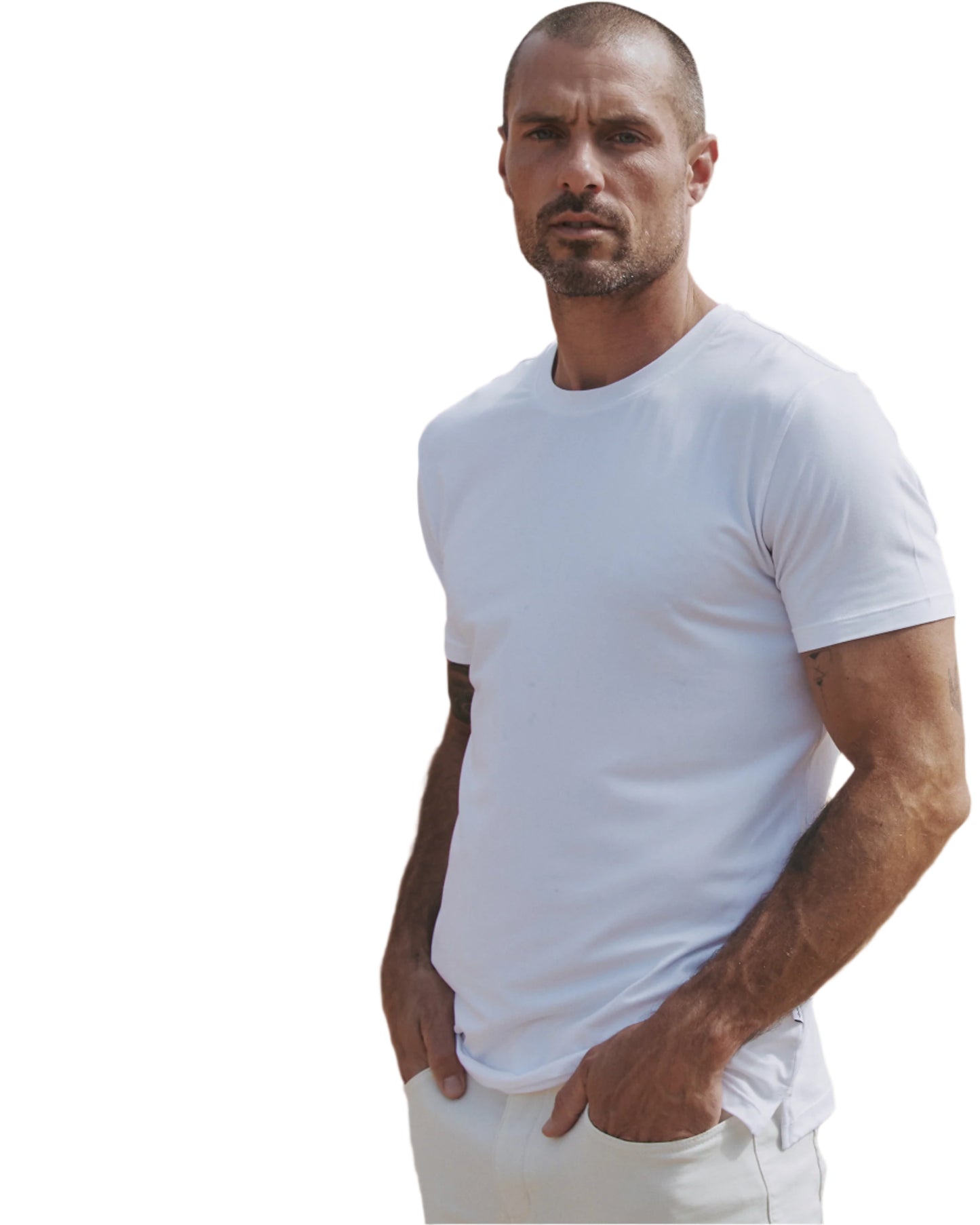 7 Diamonds Men's Core Crew Neck Tee White - Brekken's