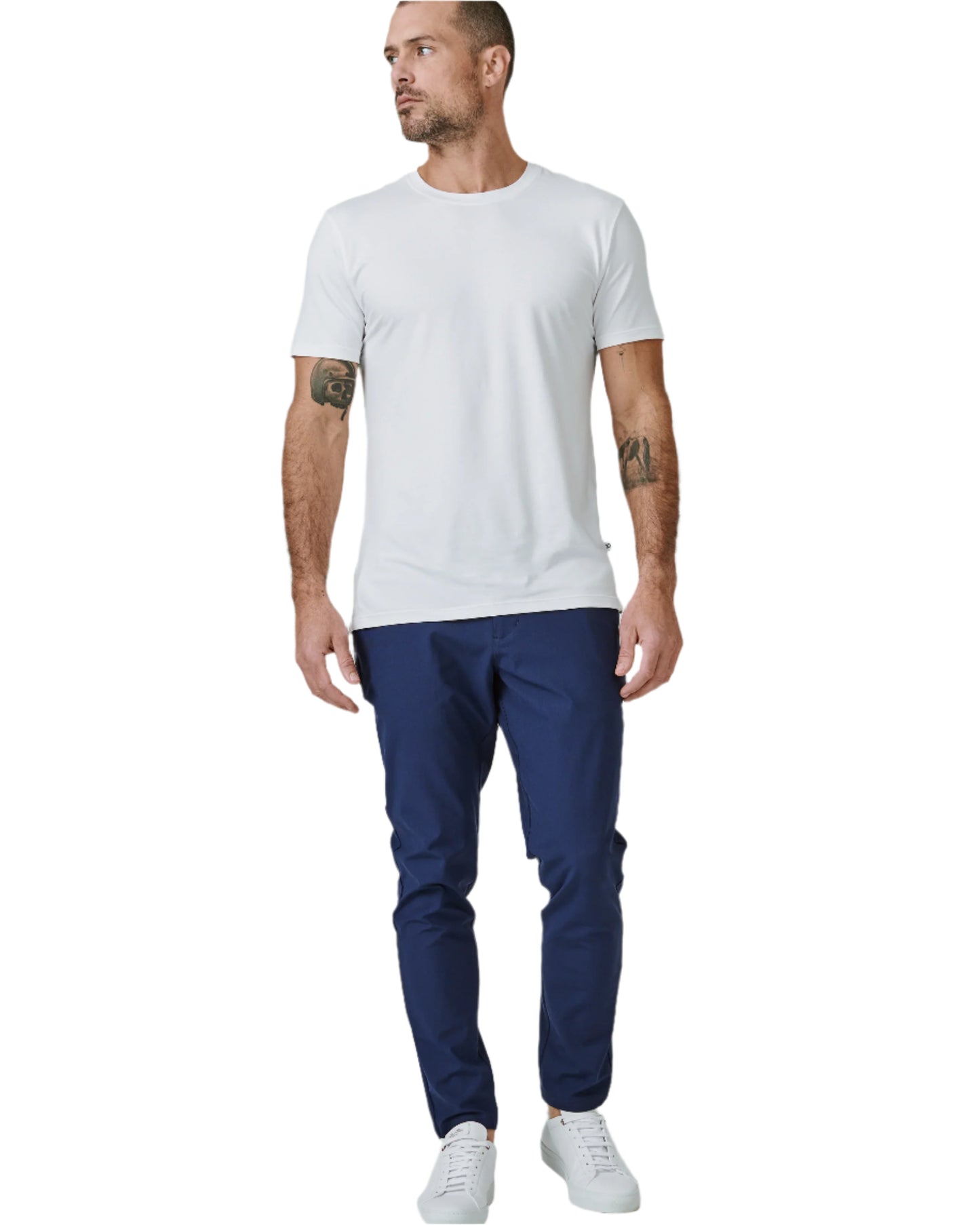 7 Diamonds Men's Core Crew Neck Tee White - Brekken's