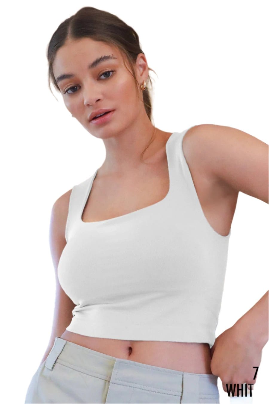 NIKIBIKI Clean Square Neck Top NS8252 - Brekken's