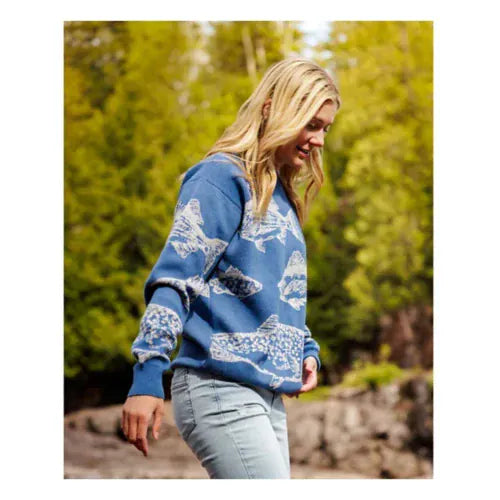 Waggle Unisex Freshwater Wildknit Crewneck Sweater