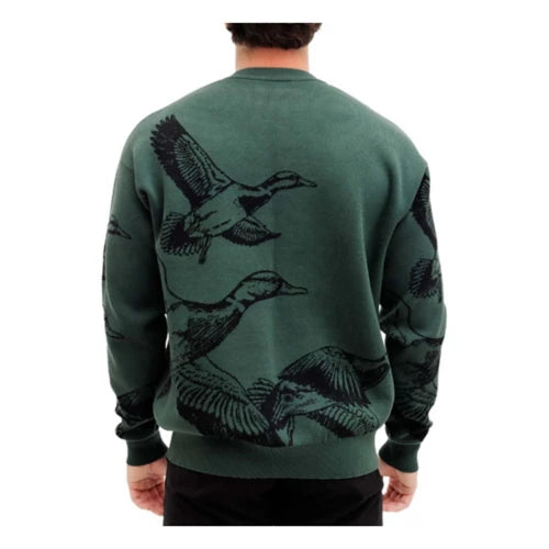 Waggle Unisex Migration Wildknit Crewneck Sweater